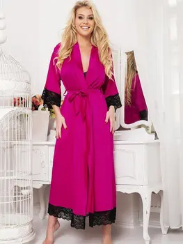 Long bathrobe model 197569 Kalimo