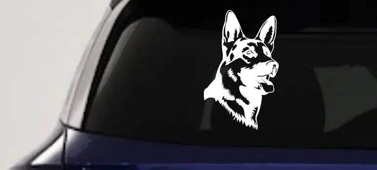 German Shepherd Dog Decal for Car Truck Window Vinyl Sticker
