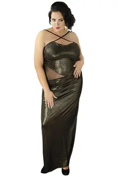 gold Chemise C/4001 54/56 by Andalea Lingerie