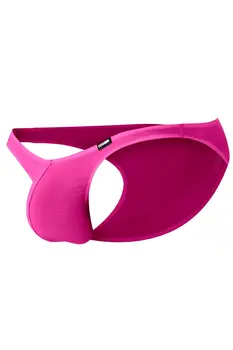 hot pink Low Rise Bulge Brief Mesh C4MSPXBUL01 GLOW - XL
