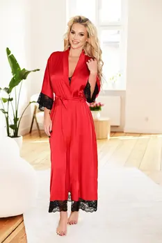 red/black dressing gown KA923010 - 2XL
