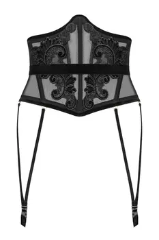 2018 Women Tulle Waspie with embroidery, suspenders and belt - 44