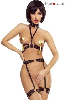 black Harness Garter Belt PR1631 - S/L