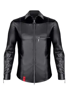 Long-sleeved Shirt RMPasquale001 black - 2XL