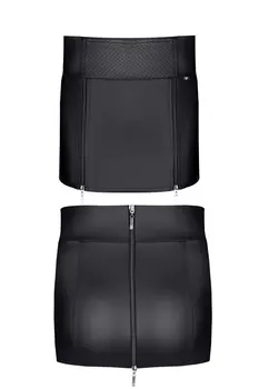 kurzer Rock BOJorge001 schwarz - 2XL