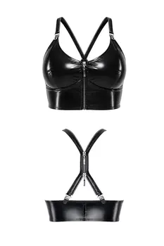 schwarzes Damen-Top DDAlice001 - 2XL