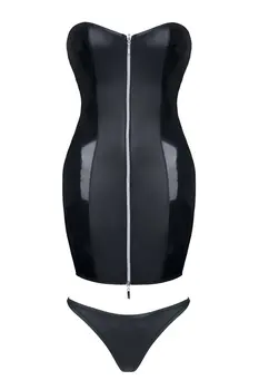 schwarzes Minikleid Greta - XL