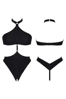 schwarzer Body LXNita001 - XXL