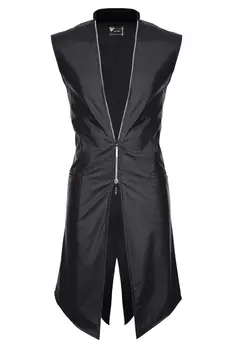 halblanger Herren Mantel RMMarco001 schwarz - XXL