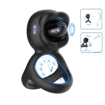 Tongue Licking Dual Rings Vibrating Sex Ring – Amplify Every Male Adult Experience