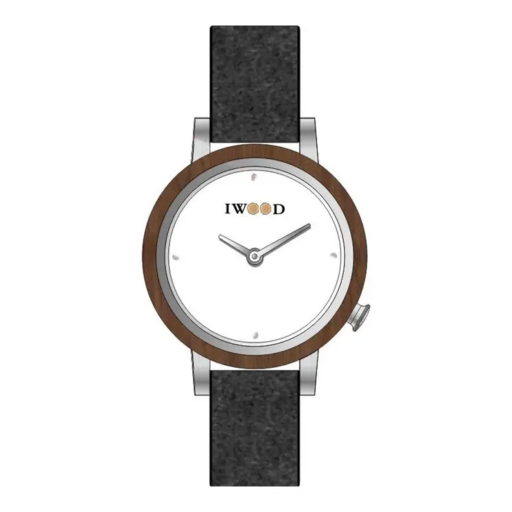 Iwood Montre Femmes Bois VÃ©ritable IW18443003