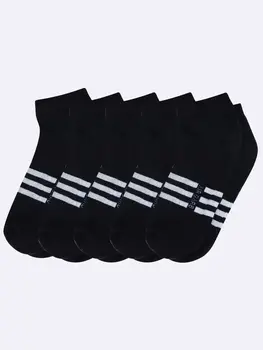 Low Ankle Socks for Men and Women Pack of 5 Pairs