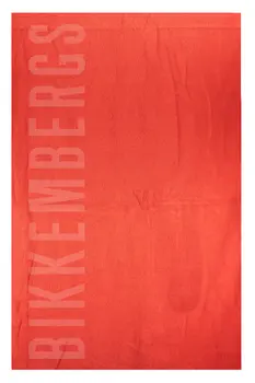 BIKKEMBERGS WOMEN'S RED BEACH TOWEL