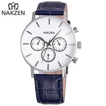 NAKZEN Men Fashion Sport Quartz Simple Clock Business Mens Watches Top Brand Luxury Waterproof Wrist Watch Relogio Masculino 5053