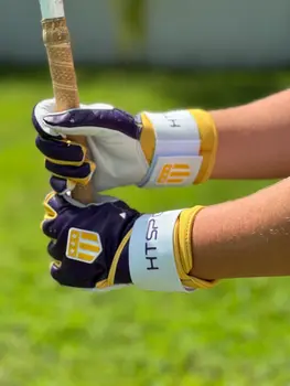 Long Cuff Purple with White Palm