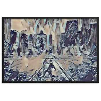 YOU ARE THE RHYTHM THAT STILL DANCES WITHIN ME Velvet Framed Poster