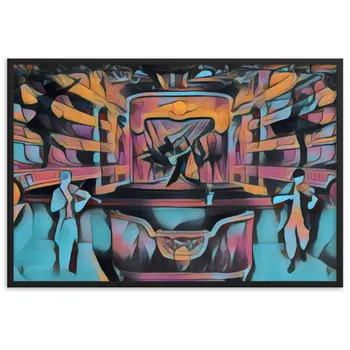 WHEN YOUR SENSES DANCE WITH MY MOMENTS JL.AK PREMIUM Framed Poster
