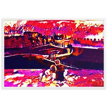 SEEING THE DAWN THROUGH THE DREAM SUPERIOR Framed Poster