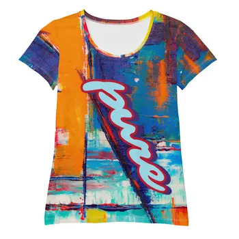 PURE LOVE Women's Athletic T-shirt by Gianneli