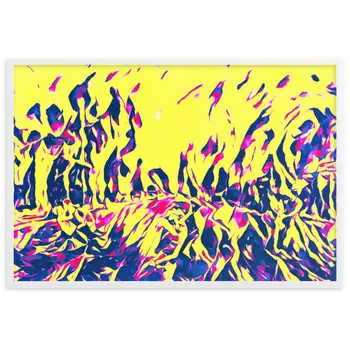 DANCE ME LIKE THE RAIN THAT BURNING OUT THE FIRE AROUND ME Framed Poster