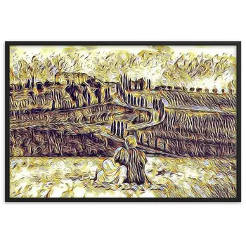 SEEING THE DAWN THROUGH THE DREAM SUPERIOR Framed Poster