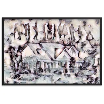 I WAS WAITING FOR YOU IN THE DREAM YOU HAD SEEN Special Edition Framed Poster