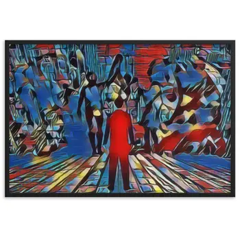 I SAW MY ENTIRE LIFE PASS THROUGH YOUR EYES Velvet Edition Framed Poster
