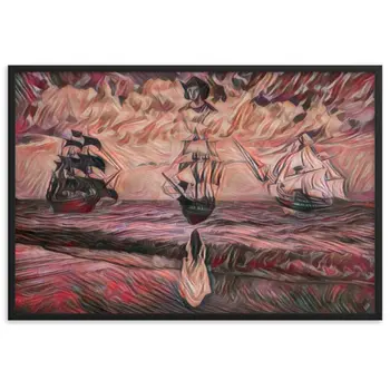 DISCOVER ME AGAIN Premium Framed Poster
