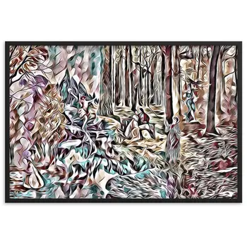 AMONG THE FOUR SEASONS YOU ARE THE FIFTH SENSE UPPER Framed Poster