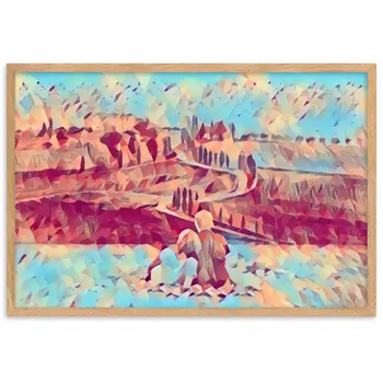 SEEING THE DAWN THROUGH THE DREAM SUPERIOR Framed Poster