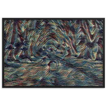 LOVE IS WHEN YOU CAN SEE WITHIN ME A.K PREMIUM Framed Poster