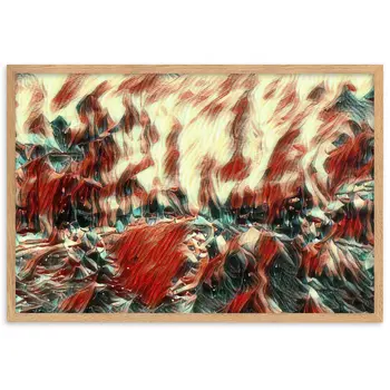 DANCE ME LIKE THE RAIN THAT BURNING OUT THE FIRE AROUND ME Velvet Framed Poster