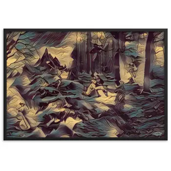 AMONG THE FOUR SEASONS YOU ARE THE FIFTH SENSE PREMIUM Framed Poster