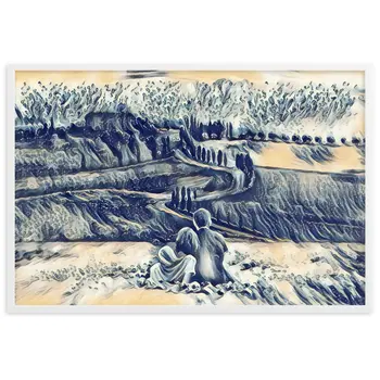 SEEING THE DAWN THROUGH THE DREAM SUPERIOR Framed Poster