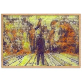 I SAW MY ENTIRE LIFE PASS THROUGH YOUR EYES Special Edition Framed Poster