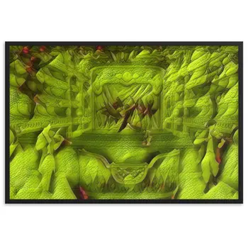 WHEN YOUR SENSES DANCE WITH MY MOMENTS JL.AK Velvet Edition Framed Poster