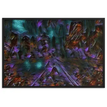 YOU ARE THE RHYTHM THAT STILL DANCES WITHIN ME Velvet Framed Poster