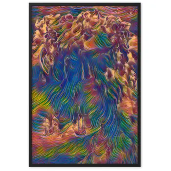 WHEN POSEIDON ASKED THE WAVES TO DANCE PREMIUM Framed Poster