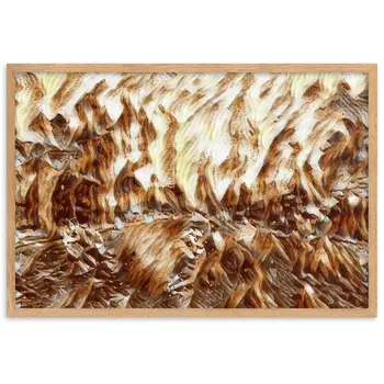 DANCE ME LIKE THE RAIN THAT BURNING OUT THE FIRE AROUND ME Velvet Framed Poster