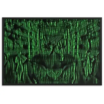WHEN YOUR SENSES DANCE WITH MY MOMENTS JL.AK Velvet Edition Framed Poster