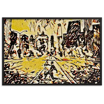 YOU ARE THE RHYTHM THAT STILL DANCES WITHIN ME SUPERIOR Framed Poster