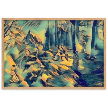 AMONG THE FOUR SEASONS YOU ARE THE FIFTH SENSE Superior Framed Poster