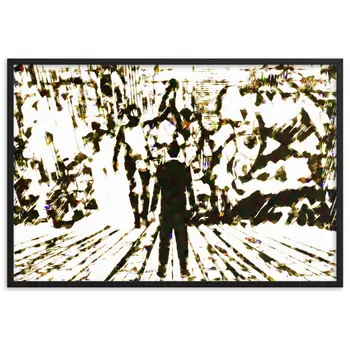 I SAW MY ENTIRE LIFE PASS THROUGH YOUR EYES Special Edition Framed Poster