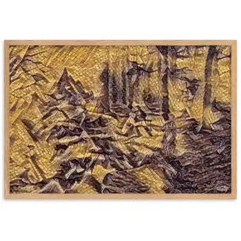 AMONG THE FOUR SEASONS YOU ARE THE FIFTH SENSE PREMIUM Framed Poster