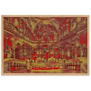BYZANTIUM V2 Velvet Framed Poster