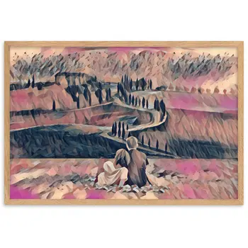 SEEING THE DAWN THROUGH THE DREAM SUPERIOR Framed Poster