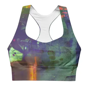 Gianneli Colours Longline Sports Bra