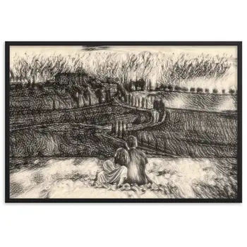 SEEING THE DAWN THROUGH THE DREAM SUPERIOR Framed Poster