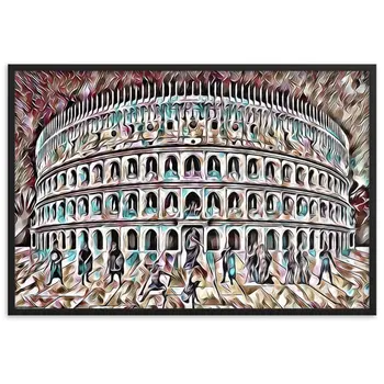 UNA SERATA AL COLOSSEO V2 Superior Framed Poster