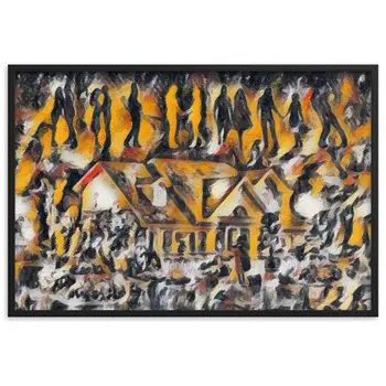 I WAS WAITING FOR YOU IN THE DREAM YOU HAD SEEN Special Edition Framed Poster